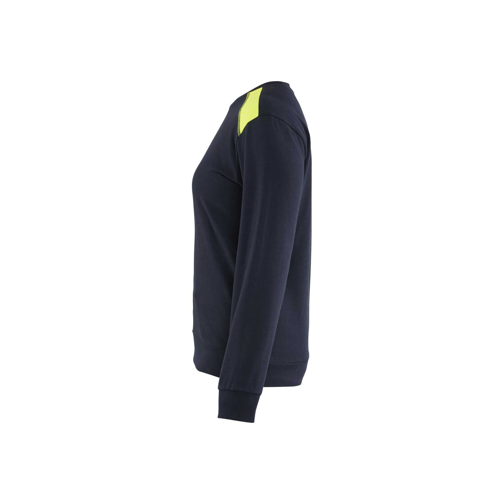 BLAKLADER 34081158 WOMEN'S SWEATSHIRT Hi Vis Reflective Work Sweatshirt WOMEN - 100% Cotton